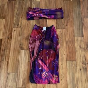 With Jean purple set